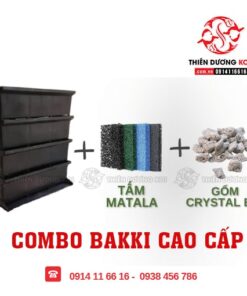 bakki nhựa đen bộ 4 khay full