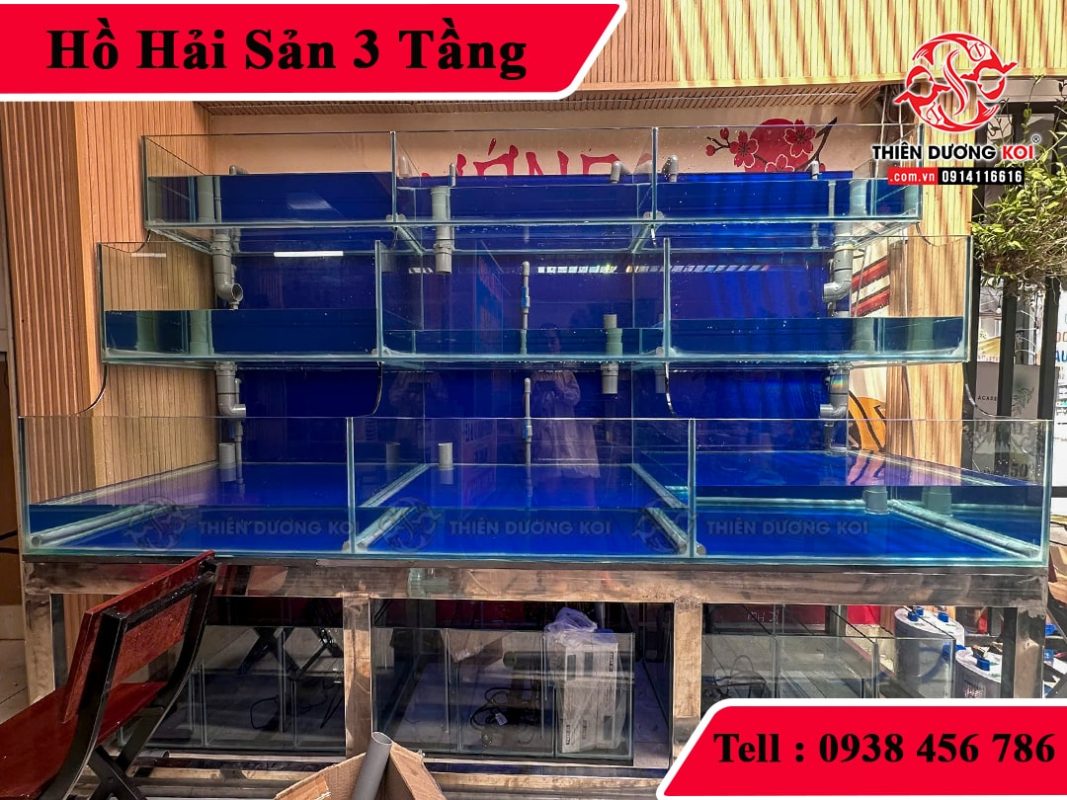 thi công hồ hải sản đồng nai