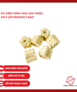 SỨ VIÊN HÌNH HOA MAI VÀNG MX-1 (20*20)15KG/1 BAO