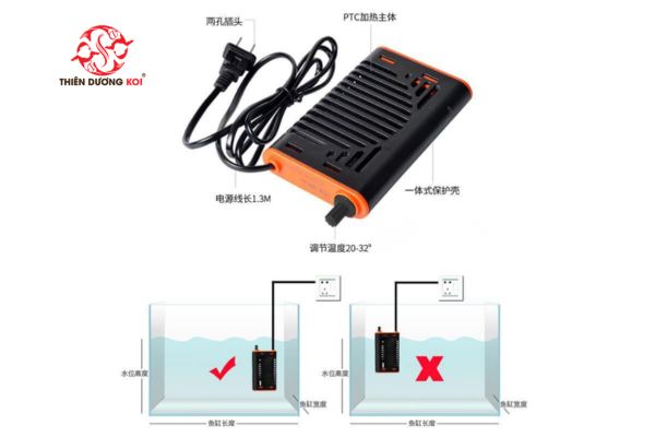 Hướng dẫn lắp đặt sưởi inox xilong XL-622 300W/500W