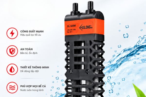 Sưởi inox Xilong XL-663 giải pháp duy trì nhiệt độ nước ổn định